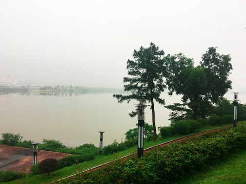 波海湖 湖景风光