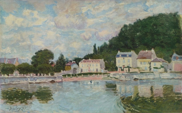 西斯莱油画