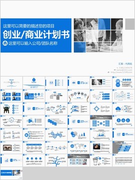 商务商业计划书企业简介PPT