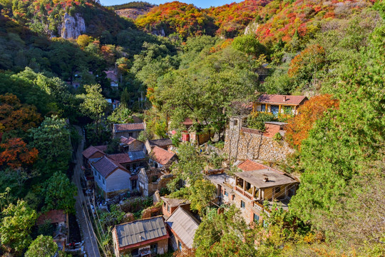 山村秋色