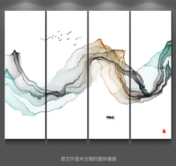 抽象意境水墨装饰画