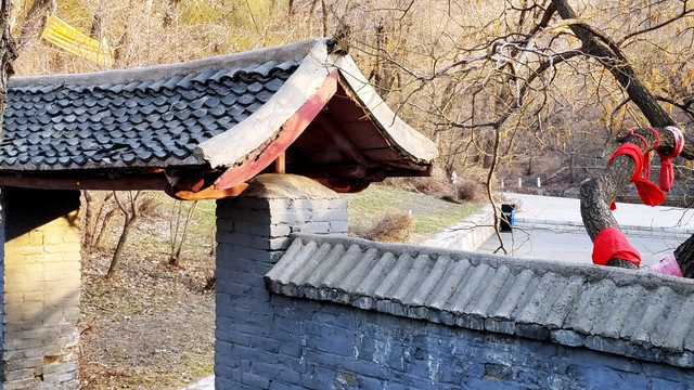 龙凤寺 古建筑 龙潭山 吉林风