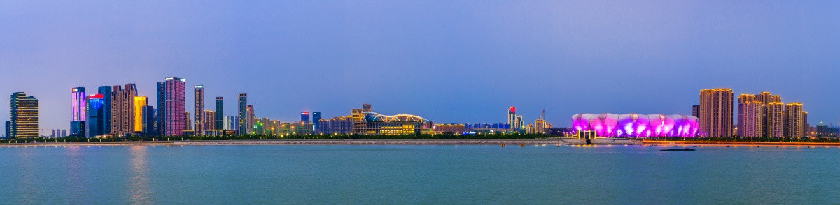 杭州奥体中心夜景 杭州夜景