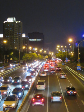 北京二环夜景