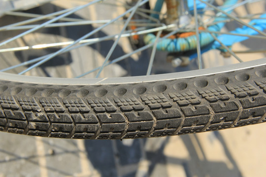 自行车车轮 轮胎