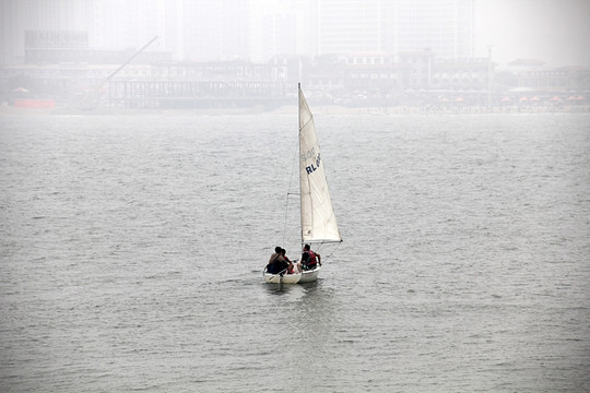 北戴河 海滨 帆船