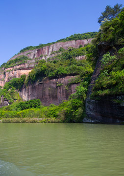 丹霞山 锦江 岩壁