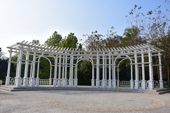 花园钢结构长廊