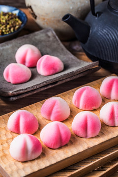中国传统美食 仙桃 寿桃