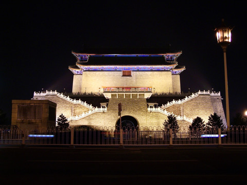 北京前门 正阳门 夜景