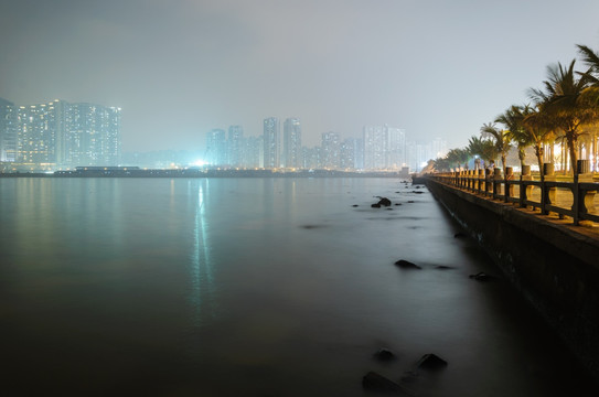 海滨情侣路夜景