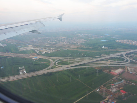 飞机高空航拍天空大气云彩