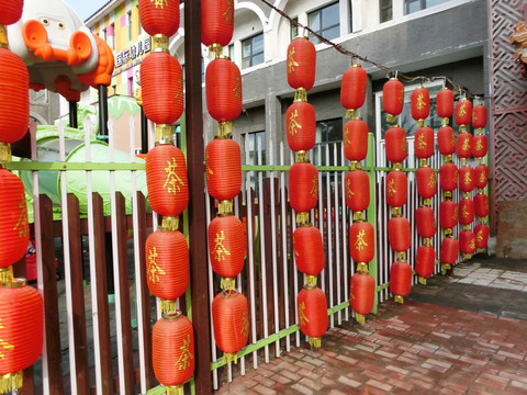 灯笼墙