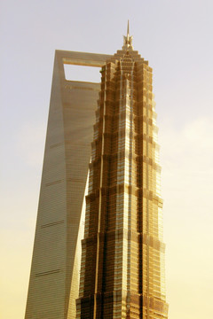 金茂大厦 金色建筑