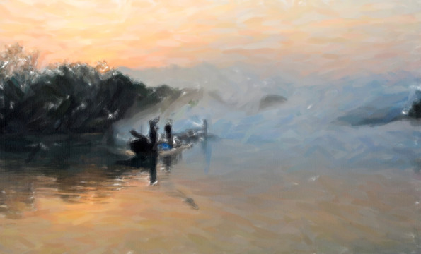 风景油画