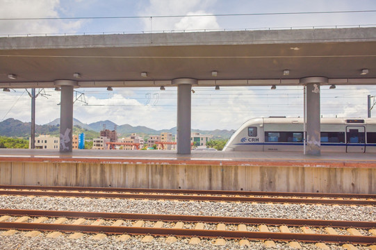 汕尾火车站月台