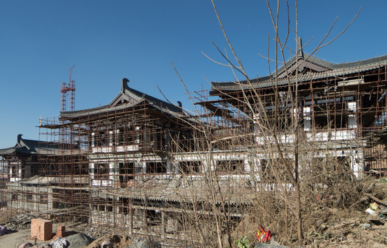 清凉寺在建中