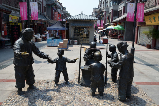 天津民俗雕塑