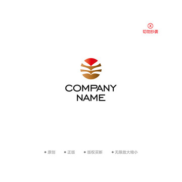 圆形简洁时尚logo