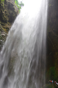 武隆龙水峡地缝 银河飞瀑