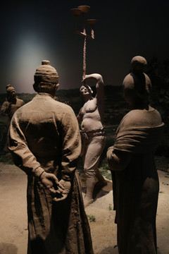 蓬莱阁展厅雕塑