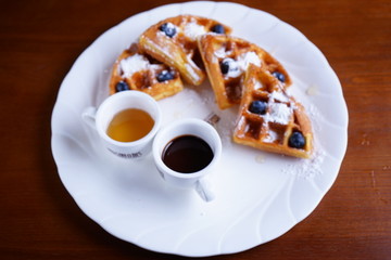 蜂蜜黄油松饼