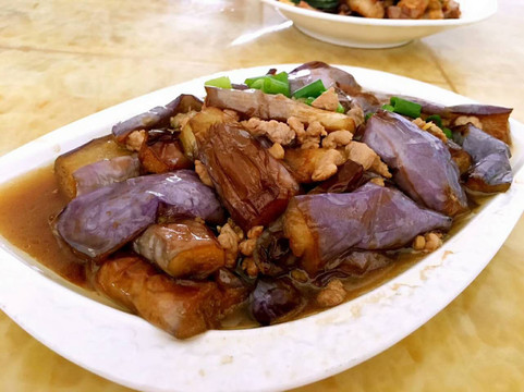 茄子炒肉