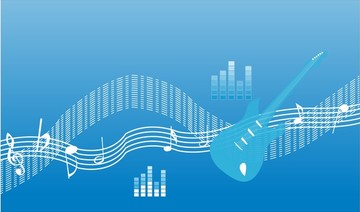 手绘音乐矢量图