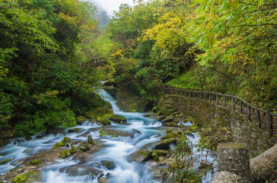神农架香溪源初秋美景