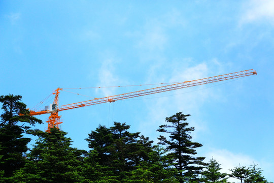 塔吊 吊车 建筑 建设 施工