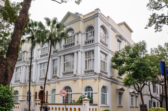 广州沙面岛欧式建筑景观
