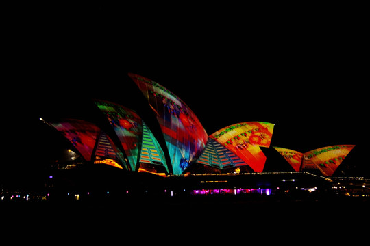 悉尼歌剧院灯光节
