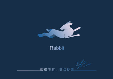 兔子标志设计