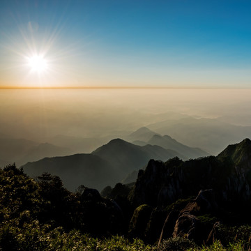 三清山日出