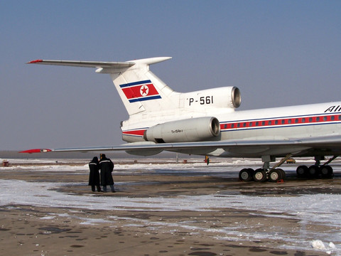 朝鲜高丽航空 图154飞机