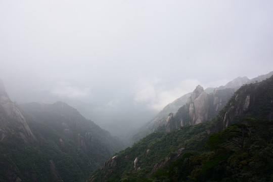 江西上饶三清山 水墨三清山