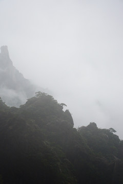 水墨画素材 三清山风景