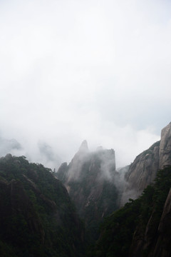 江西上饶三清山 水墨三清山