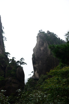 水墨画素材 三清山风景