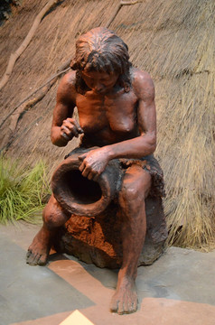 原始人类 制作陶器