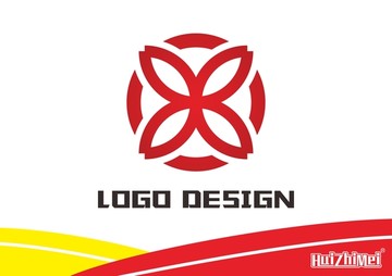 花标志 X标志 logo设计