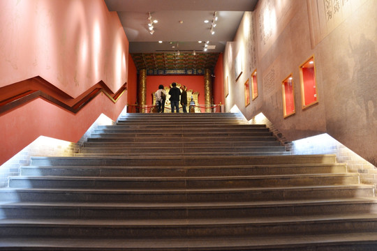 展馆的步行楼梯