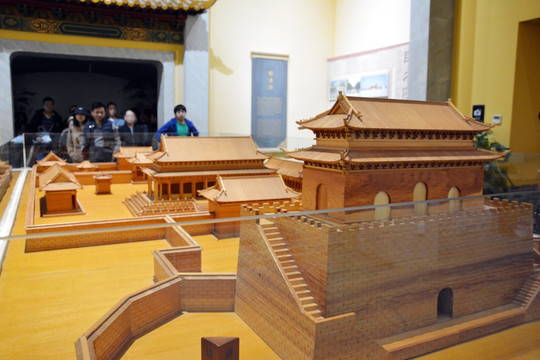 明朝皇陵建筑模型