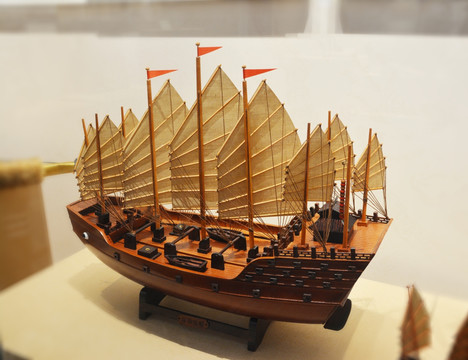 郑和下西洋战船模型
