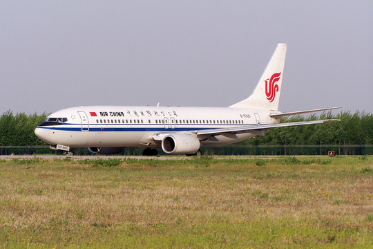 中国国际航空 飞机 准备起飞