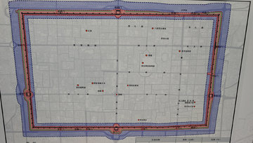 西安城墙保护一览图