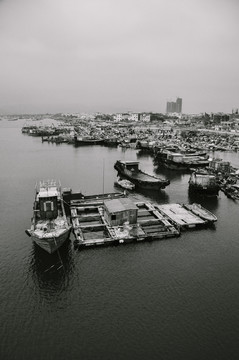 渔港码头老照片