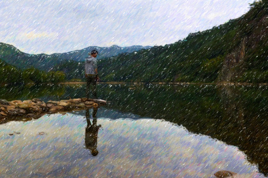山水画