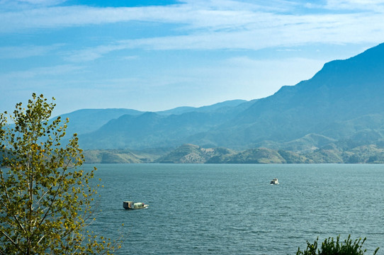 富水湖湿地风光