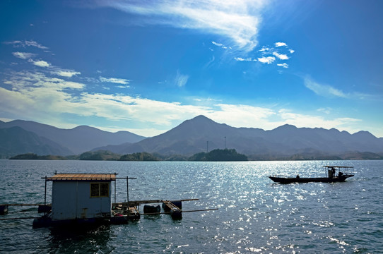 富水湖湿地风光